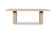 Magnolia Double Pedestal Wooden Dining Table in Daffodil