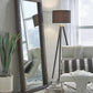 Oxford Floor Low Mirror - Basalt Grey