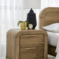 Kione Two Drawer Acacia Wood Nightstand in Lioness