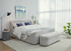 Kiki Full-size Upholstered Platform Bed in Cotton Ball Boucle (2026)