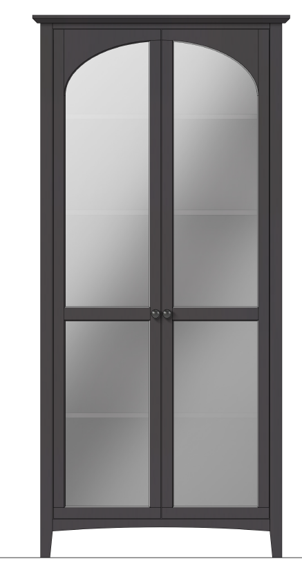 Grace Display Cabinet - Raven