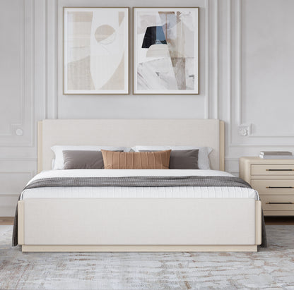 Wallen Uph Bed - White Sand