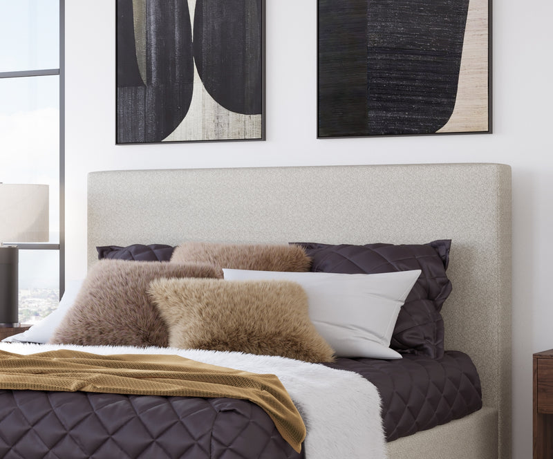 Olivia California King-Size Upholstered Headboard in Ivory (2026)