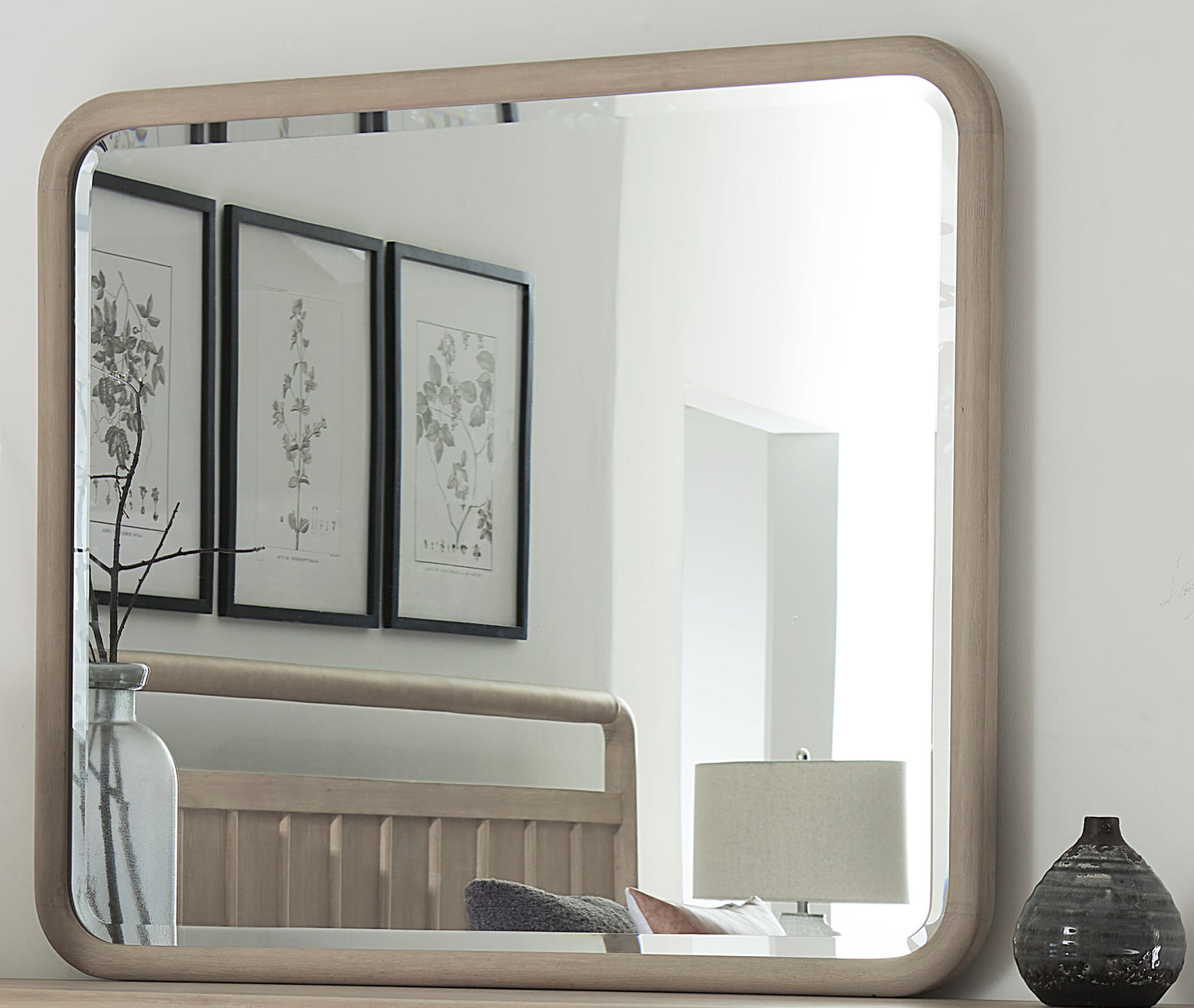 Camden Wall or Dresser Mirror in Chai