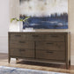 Boracay Seven Drawer Walnut Dresser in Wild Oats Brown (2024)
