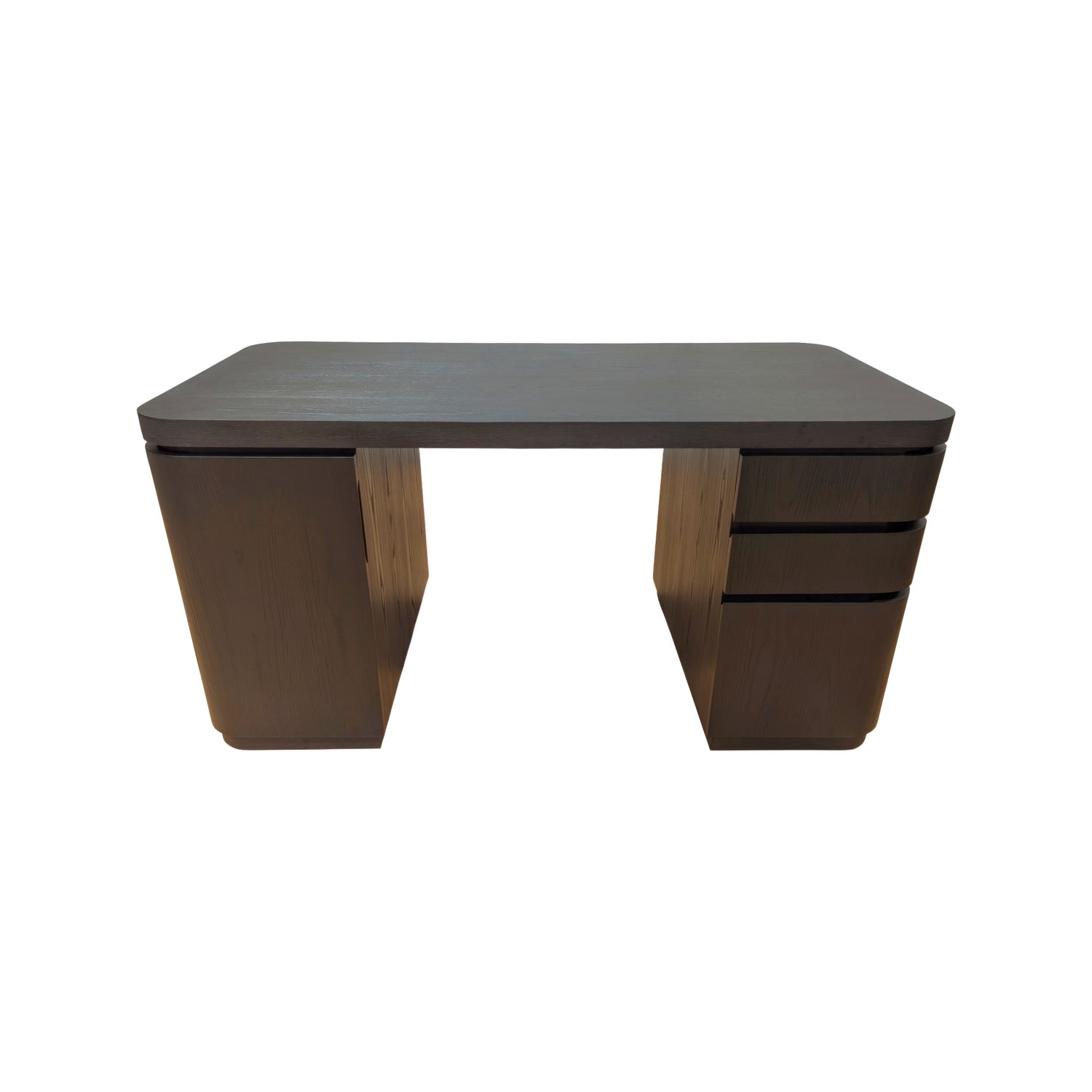 Elora Dbl Pedestal Desk - Jet