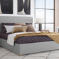 Olivia Queen-Size Upholstered Platform Bed in Pewter (2026)