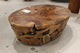 One Teak Slice Solid Wood Coffee Table in Warm Teak