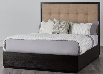 Oxford Platform Bed in Dolphin