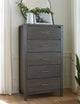 Nevis Five Drawer Chest in Sharkskin (2024)