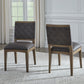 Arden Wvn Sd Chair - D C/T Brn