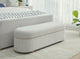Kiki Upholstered Hinged Storage Bench in Cotton Ball Boucle (2026)